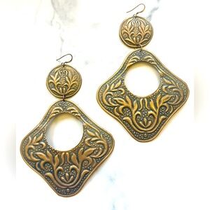 Large Vintage Boutique Earrings